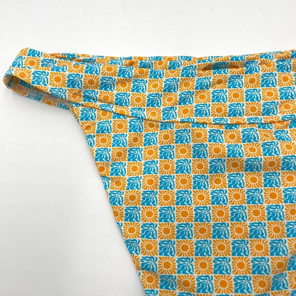 NWT Dippin Daisys Sydney Cheeky Bikini Bottom Sz Large Geometric Suns and Waves - Picture 12 of 16